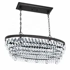 Lighting US Warehouse Stock Fast Delivery Luxury Modern Chandeliers Crystal Pendant Lighting 4*E12