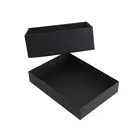 Gray Custom Logo Art With Gray Paper Packaging Gift Lid And Base Box Liner Cardboard Packing