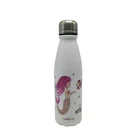 Sublimation Blanks Cola Shape Slim Aluminum Sport Water Bottle Custom Logo Sublimation 500ml Aluminum Water Bottle