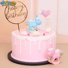 Home Furnishings Unicorn Pegasus Resin Ornaments Home Decoration Cake Decorations