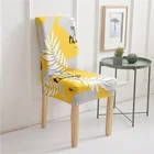 Chair Cover Custom Print Chair Cover Spandex Fabric For Dining Room
