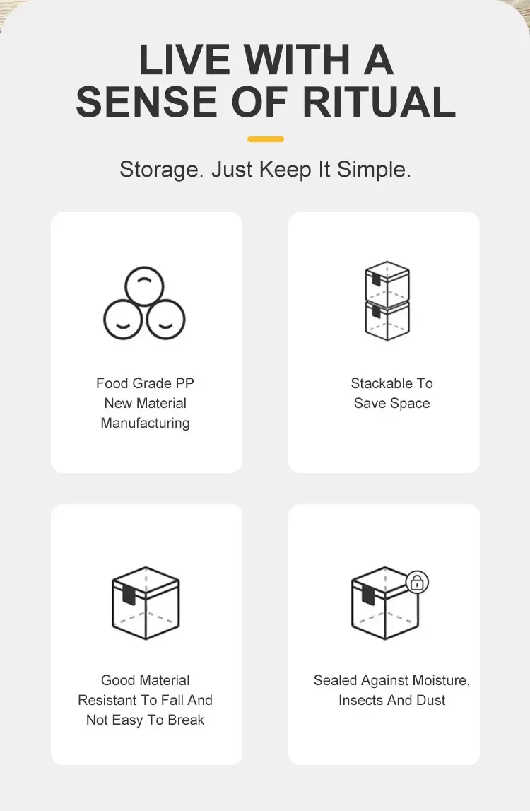 Plastic Airtight Food Storage Containers With Lids Energy Rice Food Storage Container Set Extra