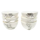 Cup Cups Porcelain Coffee Cup Restaurant Custom Flower White Ceramic Tea Coffee Cup With Saucer