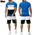 Shirts Men's Business Shirt Summer Men Set Graphic Print Plus Size Crew Neck Men's T-shirts Men Cotton T Shirts