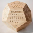 Calendar Wooden Calendar Calendar Desktop Decoration Best Present Solid Wooden Calendar