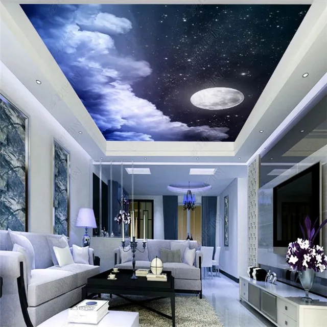 Star Sun Roof Stretch Ceiling Design Malaysia For Shower Rooms - Buy  Optical Design Wallpaper,Spc Floor Stretch Ceiling Fabric,Ceiling Wallpaper  Sky 3d For Prefab Houses Product on 