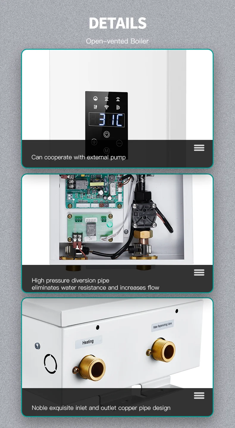 Jnod Electric Wall-mounted Boiler, 230V - detail 14