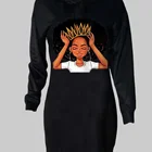 Hoodies Pattern Print 2021 New Fashion Girl Women Casual Hoodies Sweater MiniSkirts With Lovely Pattern