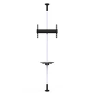 Tv To Manufacturer Advertising Display Room Pole TV Bracket Ceiling To Floor TV Mount For Shopping Mall