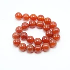 Agate Beads Gemstone Round Beads 16mm Red Agate Gemstone Round Beads For DIY Jewelry Making