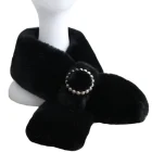 Scarf New Fashion Winter Warm Furry Women Neck Scarf Rex Fur Scarf For Women
