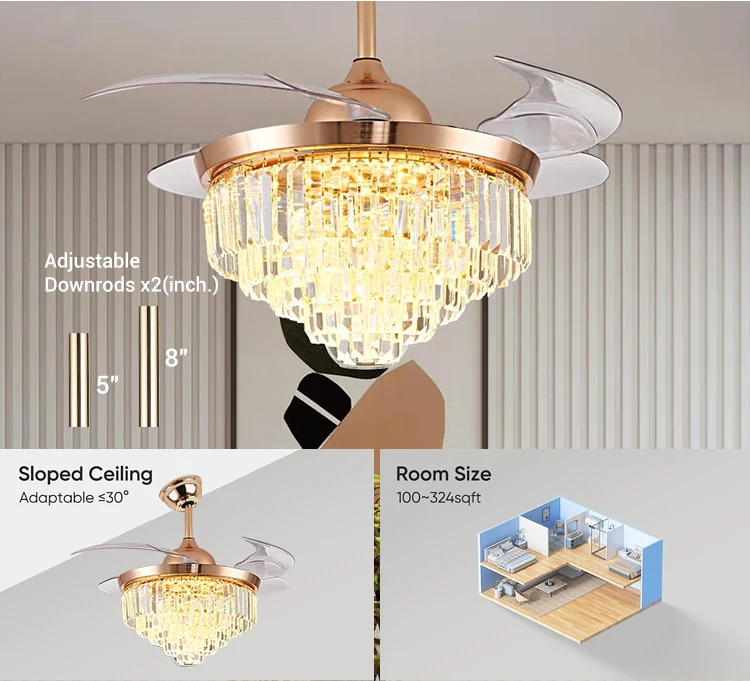 Ceiling Fan, AC175-265V, 96W - detail 16