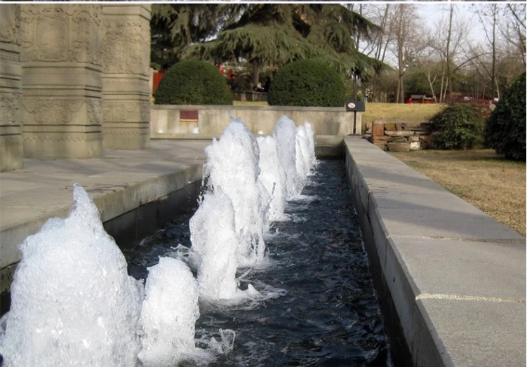 High Quality Modern Outdoor Water Fountain Jet with Dancing Bubble Geyser Nozzles Stainless and Stone Material for Garden Use supplier