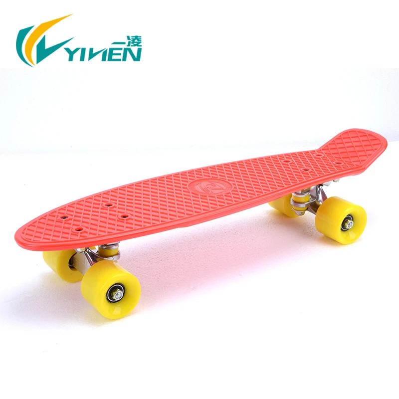 J Skateboard Funboard holzboard complètement pennyboard Miniboard avec 78a/85a PU-Rad 