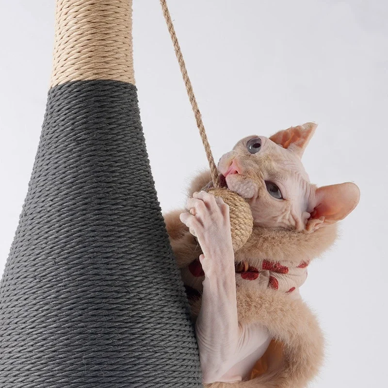 New Hot Selling Wine Model Cat Scratch Board Toy Suction Cup Base Safer Cat Toy Pet Supplies manufacture