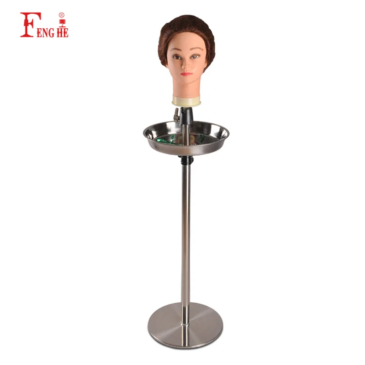 Wholesale Professional Canvas Head Holder Wig Stand Black Color Mannequin Head Tripod