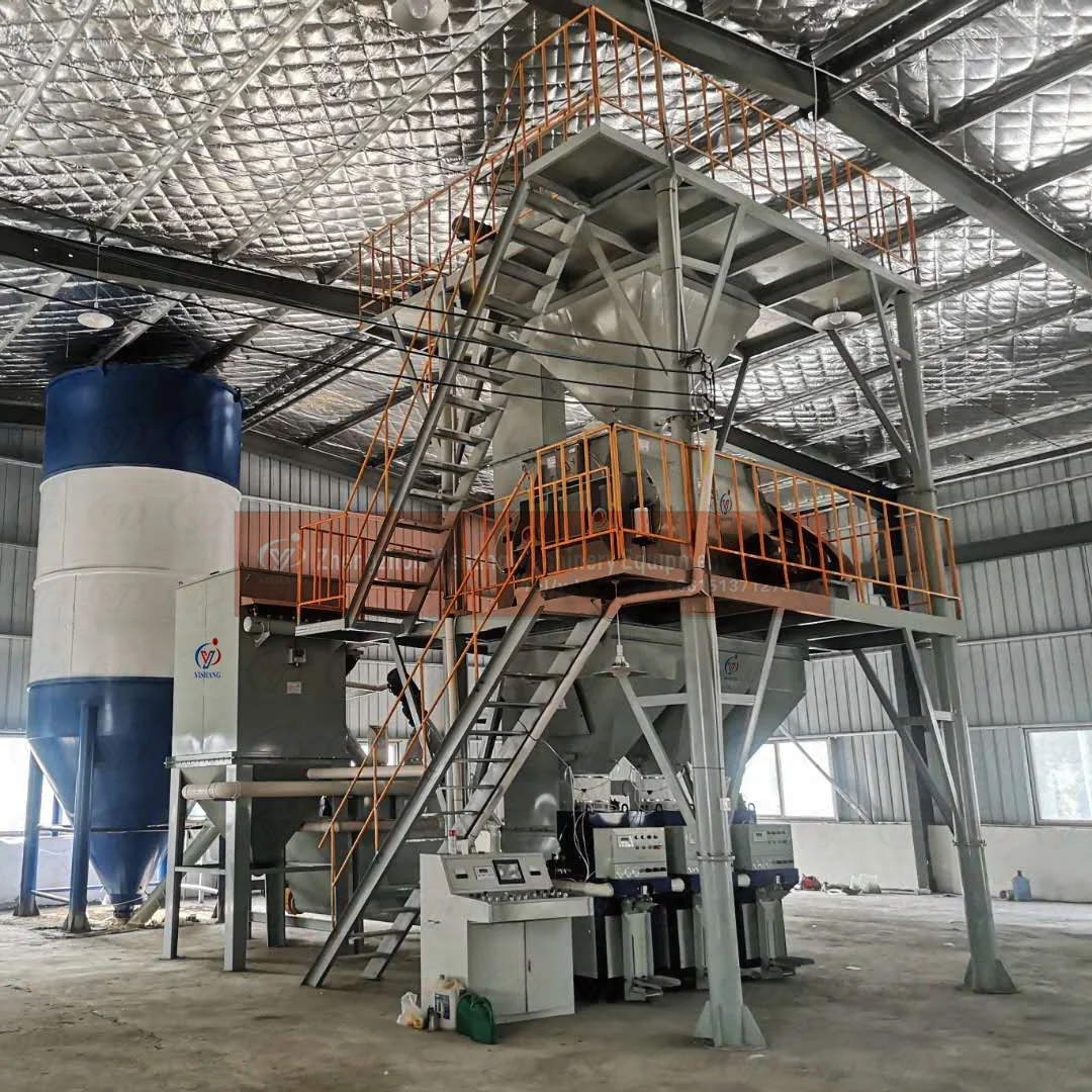 Dry Sand Cement Dry Mortar Powder Mixing Production Line