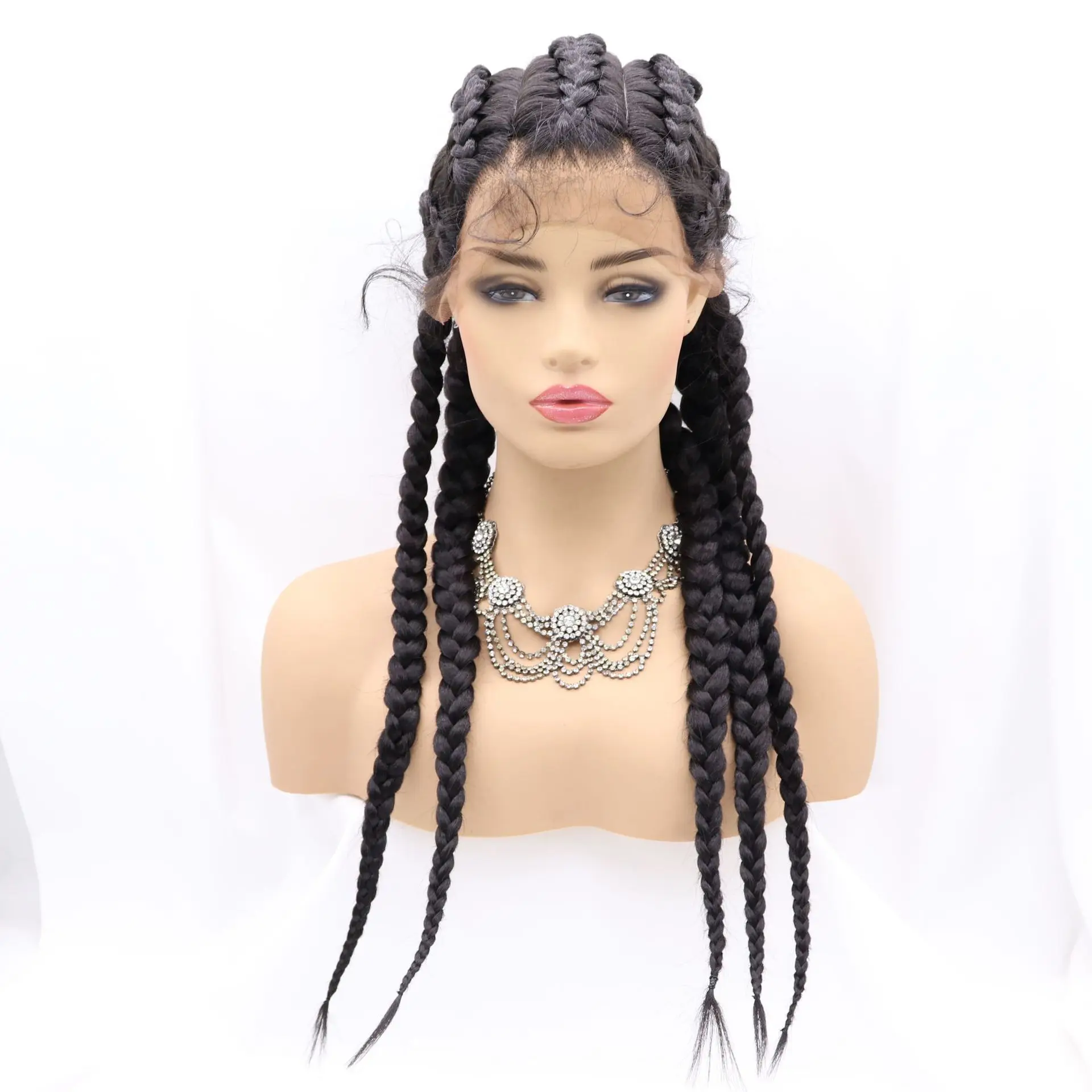 braided 360 lace wig