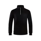 Black Men Blank Hoodies Quality Guarantee Black Men Plain Blank Zip Up High Neck Hoodies