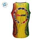 Tank Top PURE Custom Print 100% Polyester Sleeveless Fitness Wholesale Mens Loose Tank Top For Gym