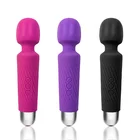 Sex Toy Amazon Hot Sell USB Massager Handheld Wireless Cordless AV Big Wand Body Sex Toy Women Vibrators