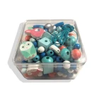 Wooden Bead Painted Wooden Round Bead Assorted Bead Wooden