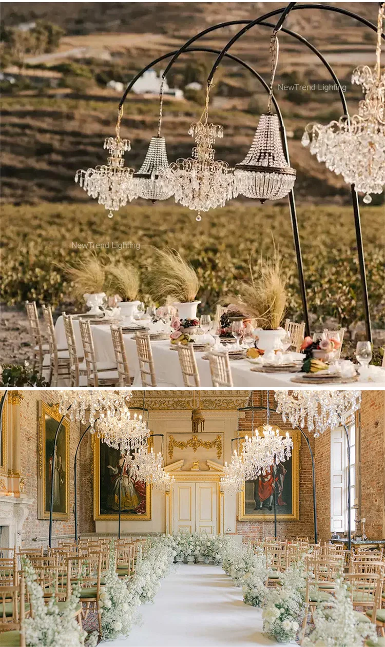 lc0918 wholesale wedding decoration road guid chandelier stand for wedding props floor lamp-4