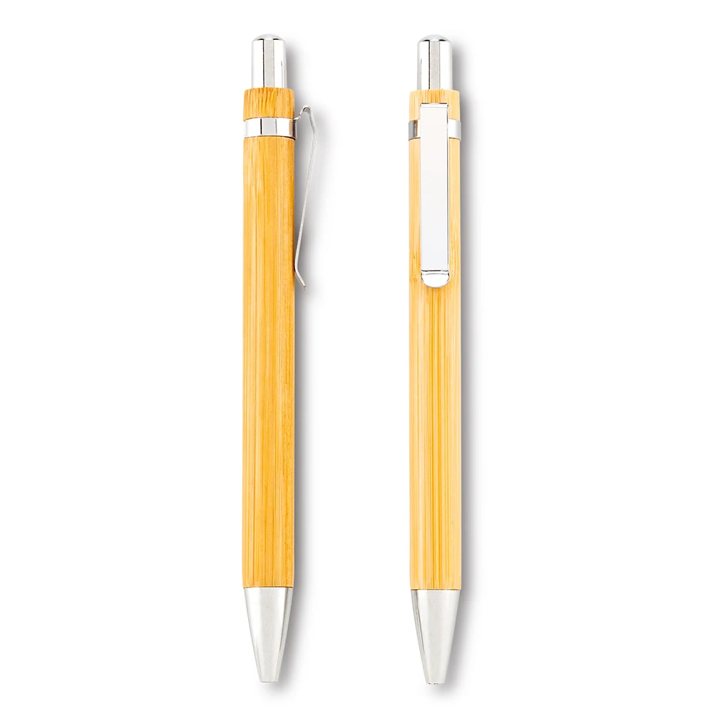 Hot Selling Natural Bamboo Pens With Custom Logo Eco Friendly Bamboo