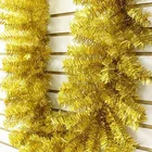 Holiday 2.7m*25cm Golden PET Encrypted Rattan Holiday Garland For Decoration