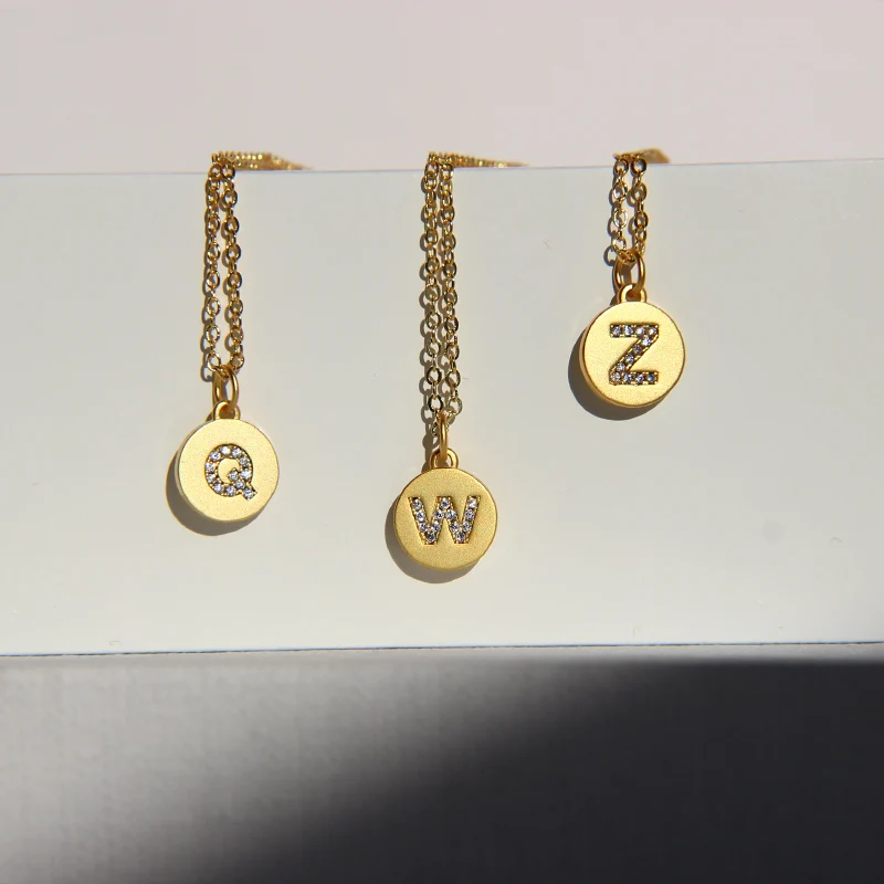 Eico Custom Necklace Initial 18k Gold 