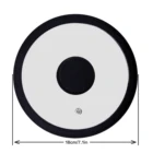 Glass Lid Glass Glass Silicone Lid 18cm Flat Cover Silicone Glass Pot Lid Silicone Pan Cookware
