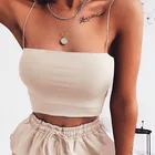 Tops Vest Women Sexy Tops Solid Summer Camis Women Casual Tank Tops Vest Sleeveless Crop Tops