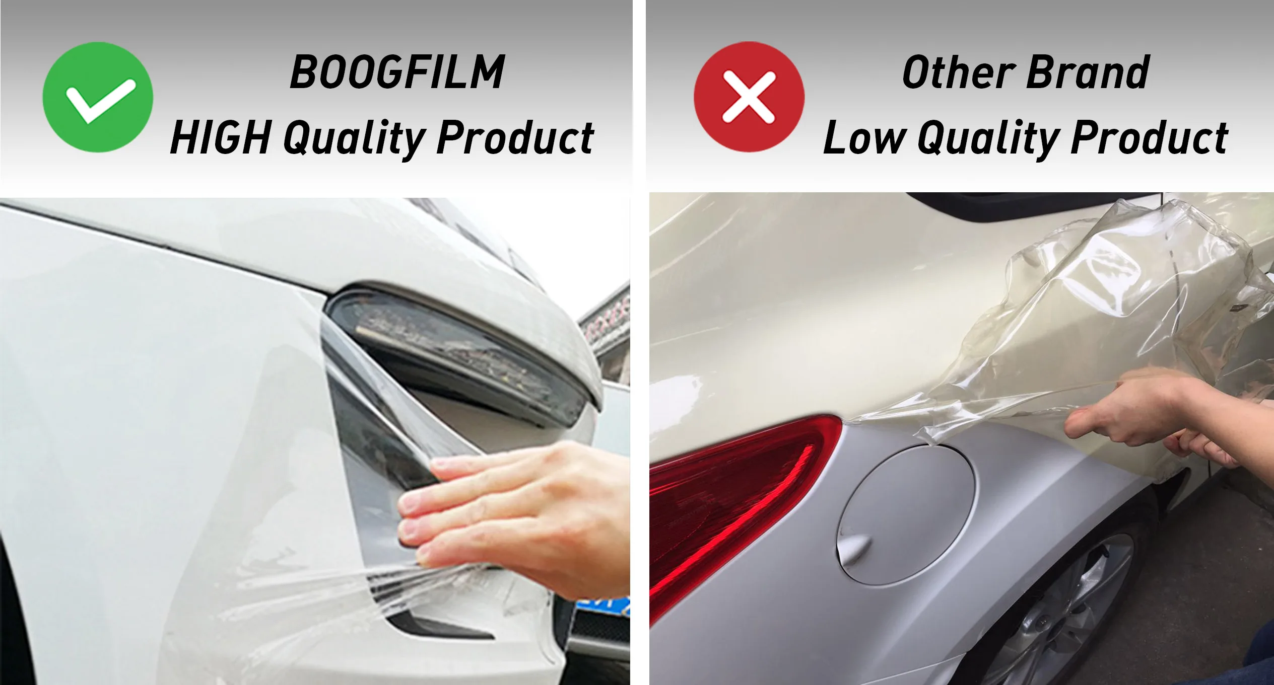 Boogfilm 10 Years Warranty Optional Hydrophobic Or Hydrophilic Topcoat