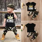 Sets Boys' Nian OEM Vetements Pour Garcons Black Cool 2 Pcs Sets Summer Baby Boys' Clothing Sets