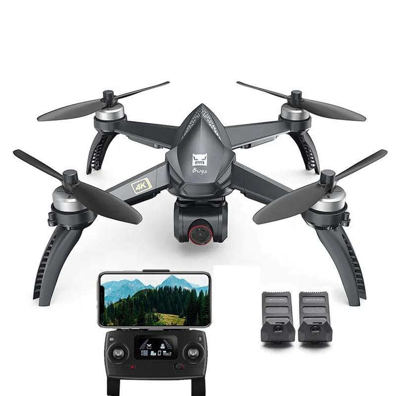 2 Batteries Mjx B5w Professional Bugs 5g Drone With 4k Hd Camera Gps Follow  Me Drone Brushless Drohne B4w - Buy Mjx B5w Kinder Kamera Flugzeit,Follow  Me Drone Uav,Drone Gps Mini Drone