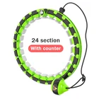 Fitness Low Price Pink Exercise Gym Equipment Plastic Fitness Smart Weighted Hula Ring