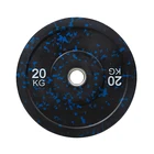 Vest Gym Equipment Free Weight 5kg Vest Fleck Color Weight Plates Stainless Steel Rubber Bumper