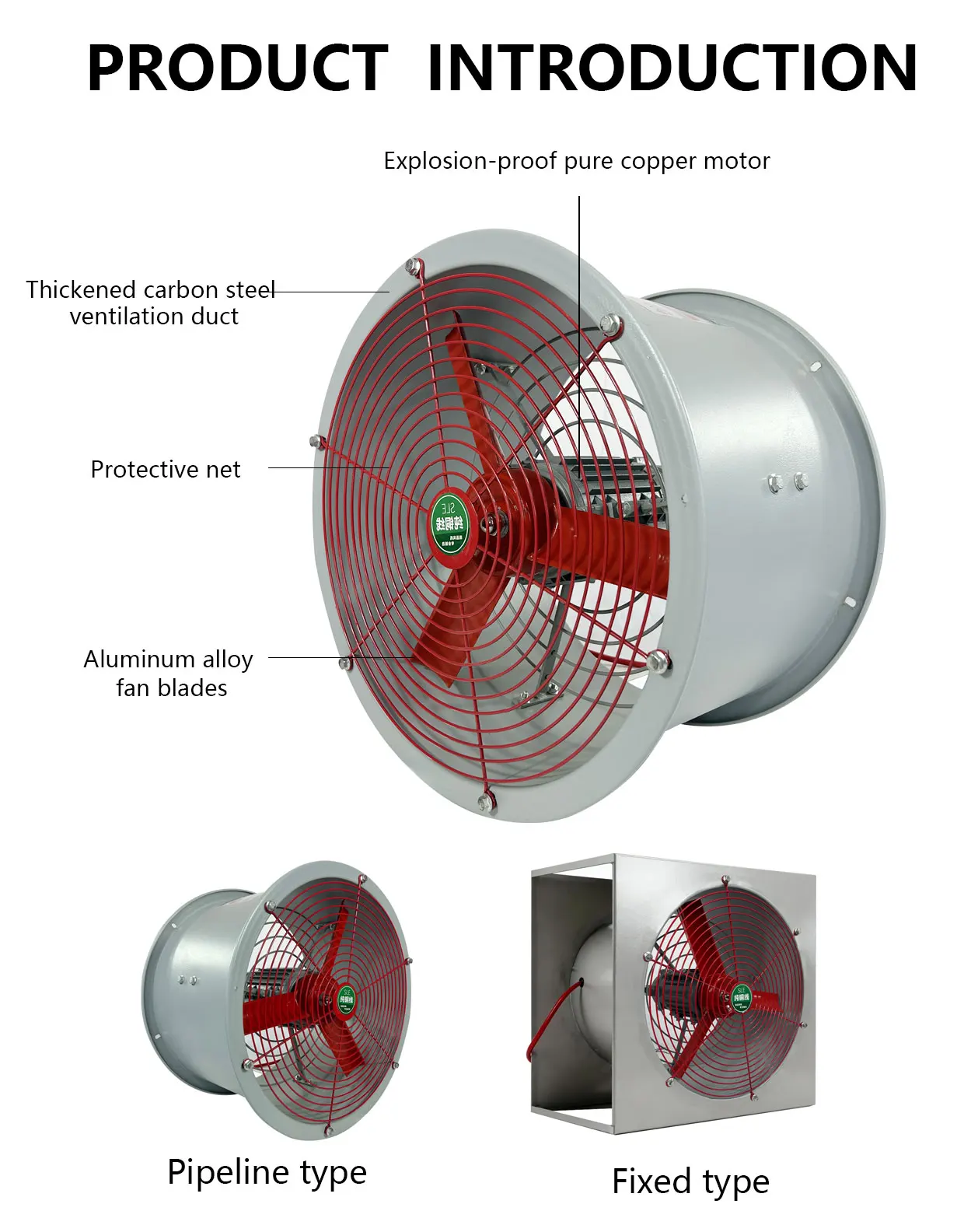 Axial Flow Fan, ATEX, Explosion-Proof, Aluminum - detail 4