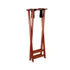 Wood Tray Stand Leisure Hotel Supplies Wholesale Solid Wood Folding Wood Tray Stand