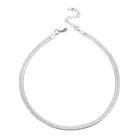 Gold Plated New Trendy Jewelry Women's Fashion Choker Necklace 2021 Gold Plated Snake Chain Necklace For Women