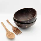 Coconut Natural Coconut Bowls Made In Vietnam Coconut Shell Bowls With Spoon Coconut Bowls Set
