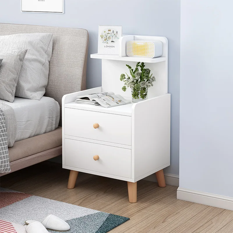 White Bedside Table Nightstand Chest of Drawer Storage Cabinet Bedroom Furniture 