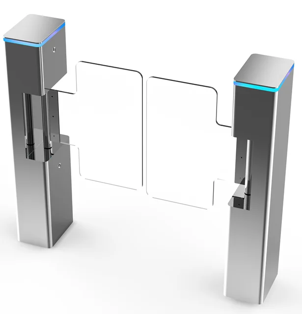 Best Selling Flap Barrier security fence turnstile Mall security door Double swing fence gate