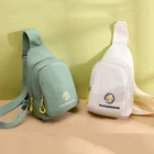 Bag Shoulder New Oxford Chest Bag Custom Logo Shoulder Messenger Laptop Bag Popular Girls Flower Messenger Bag