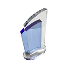 Gift Metal Crystal Trophy Crystal Gift Crystal Award Plaque Optical Glass Glaze Trophies Metal Liuli JTD12010