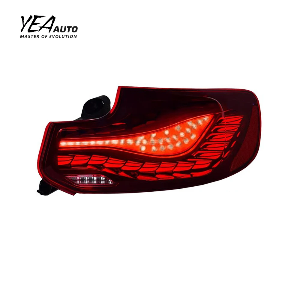 product modified double dragon scale style taillights taillight for bmw 2 series f22 f23 f87 2014 2020 tail lights rear lamp-9