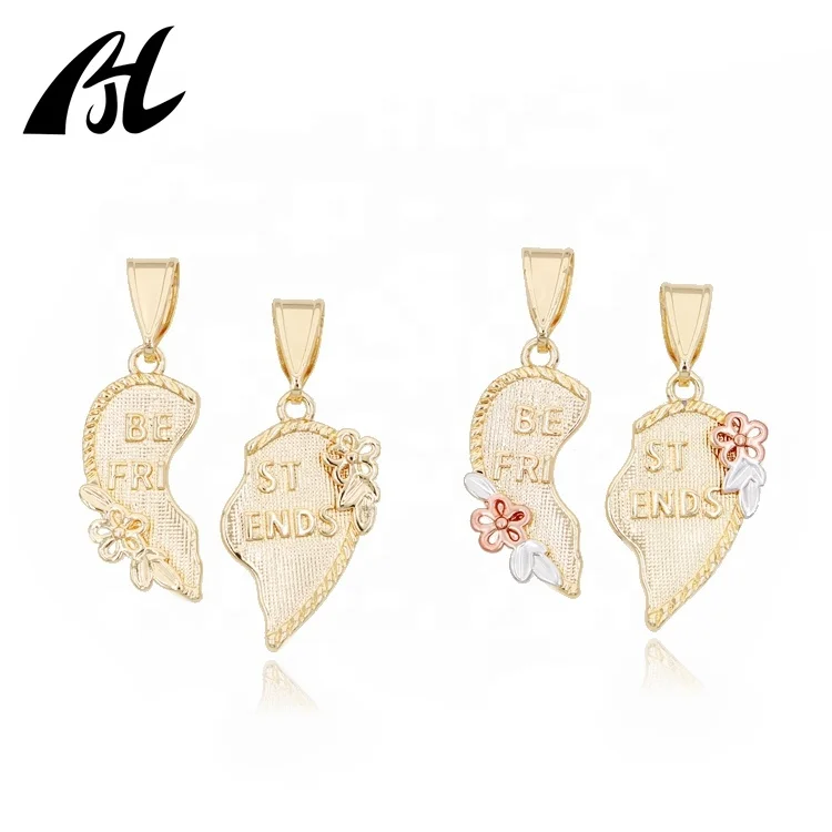 Custom 18k Gold Plated Best Friends 