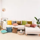 Top Cover Throw Pillow Covers Amazon Top Seller Solid Pillowcases Sofa Decorative Velvet Throw Pillow Cover