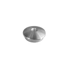 Top End Solid End Caps Flat Top Tube Fitting Solid Round End Cap For Pipe
