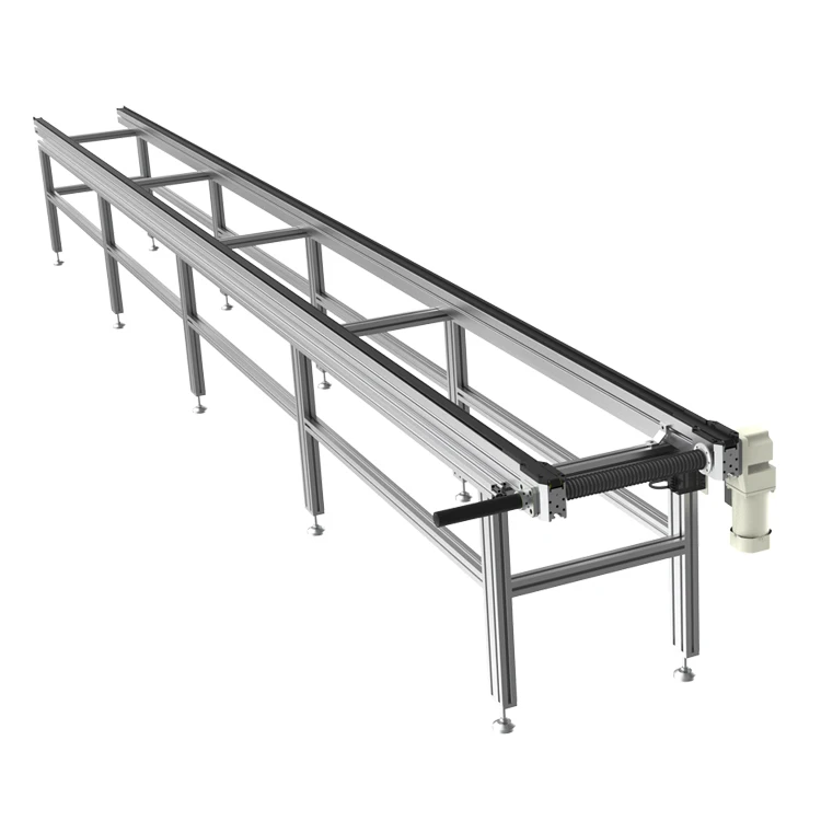 Adjustable Width Synchronous Belt Conveyor PTS1 Toothed Synchronous Belt Conveyor Battery Tray Conveyor Customization manufacture